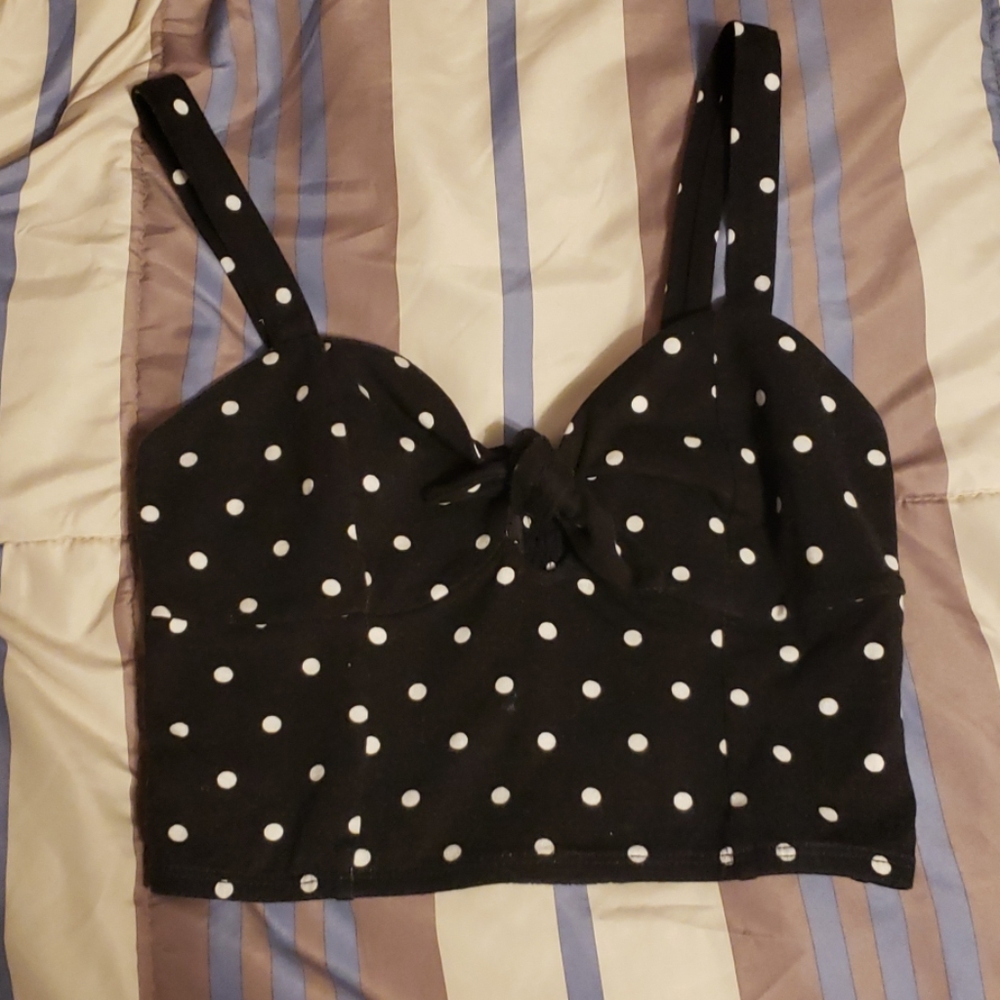 Polka Dot Crop top